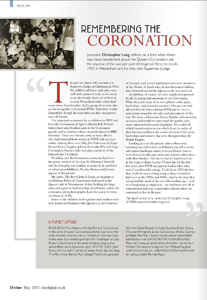 20120500 REMEMBERING THE CORONATION The Vine Magazine.jpg